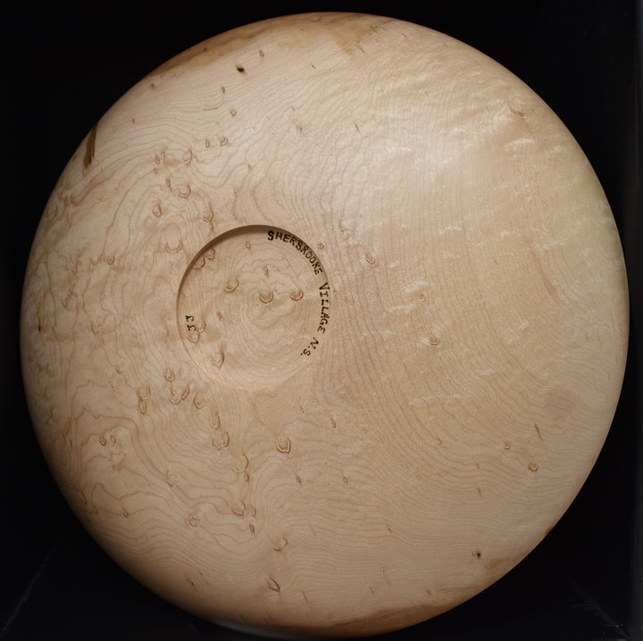 Bird's Eye Maple Shallow Bowl 2"x 12.5"Dia