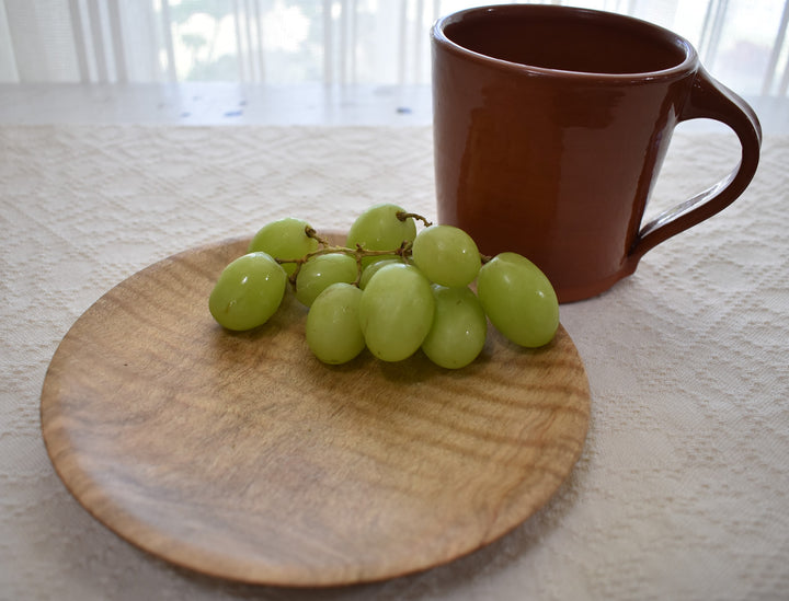 6.5"Dia Curly Maple Plate