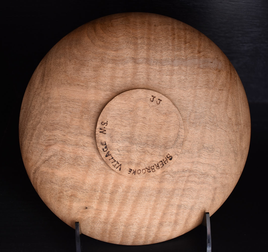 6.5"Dia Curly Maple Plate