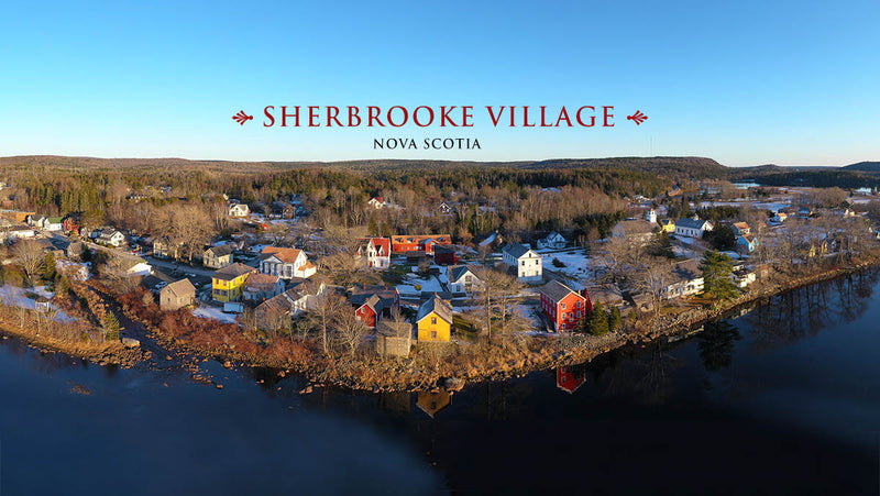 Aerial view of Sherbrooke Village