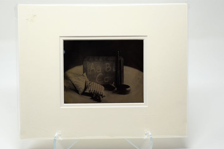 Matted Ambrotype Photo - ABCs