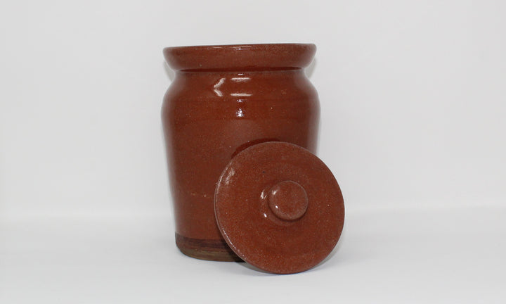 Small covered jar