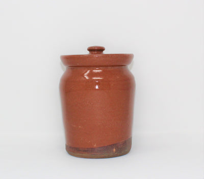 Small covered jar